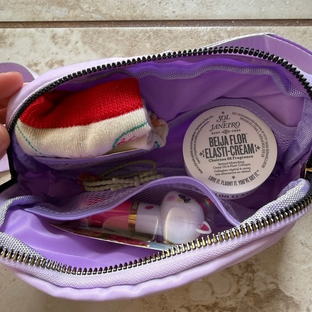 Kids Accessories Gift Bundle | Initial Z Bag | Sol de Janeiro| Lip Smacker | NEW